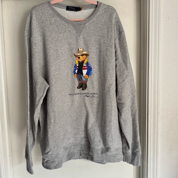Polo Bear by Ralph Lauren “Western Cowboy Bear” Sweatshirt - Picture 1 of 9